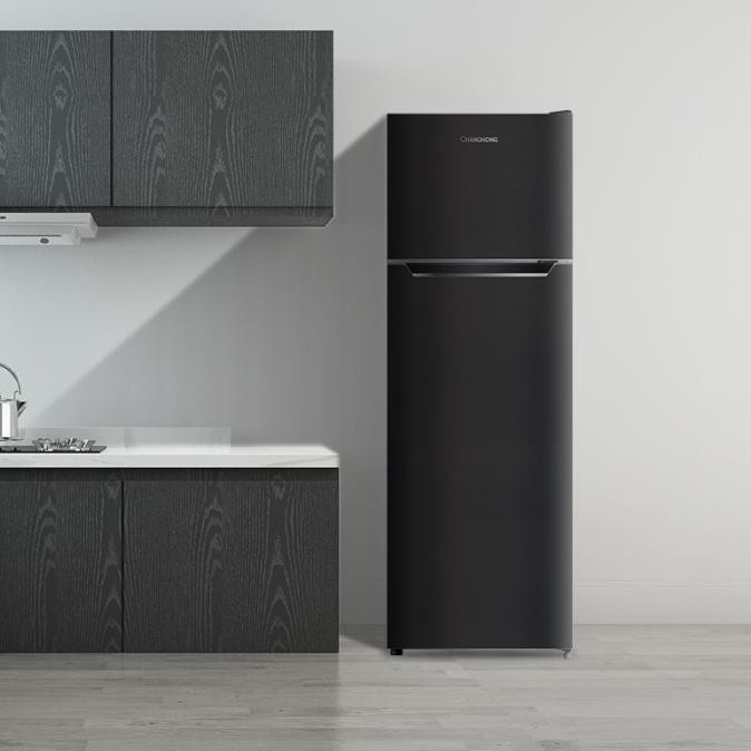 Murah CHANGHONG Kulkas 2 Pintu 180L Black CRF-238 Non COD