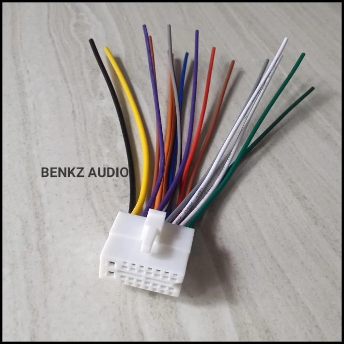 Soket Headunit Clarion Kabel Socket Audio Tape Mobil Clarion Male