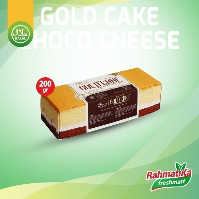 

Rious Gold Cake - Choco Cheese Cake Bernardi 200 gram