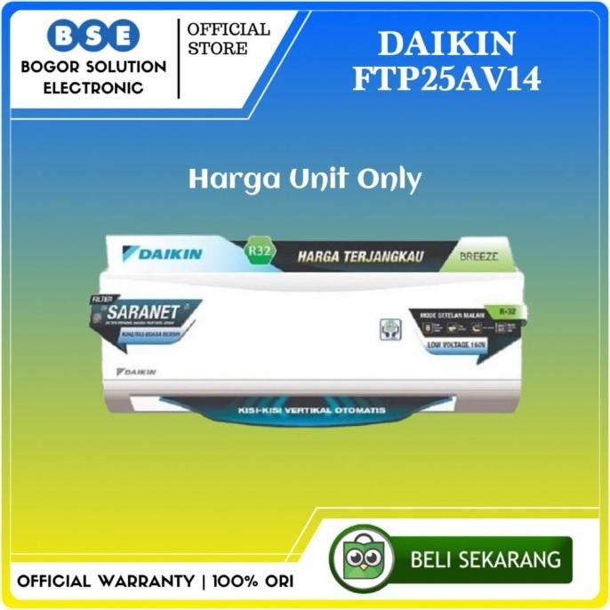 Murah PROMO MURAH AC DAIKIN 1PK | FTP25AV14 | FTP25AV | AC DAIKIN STANDAR Non COD
