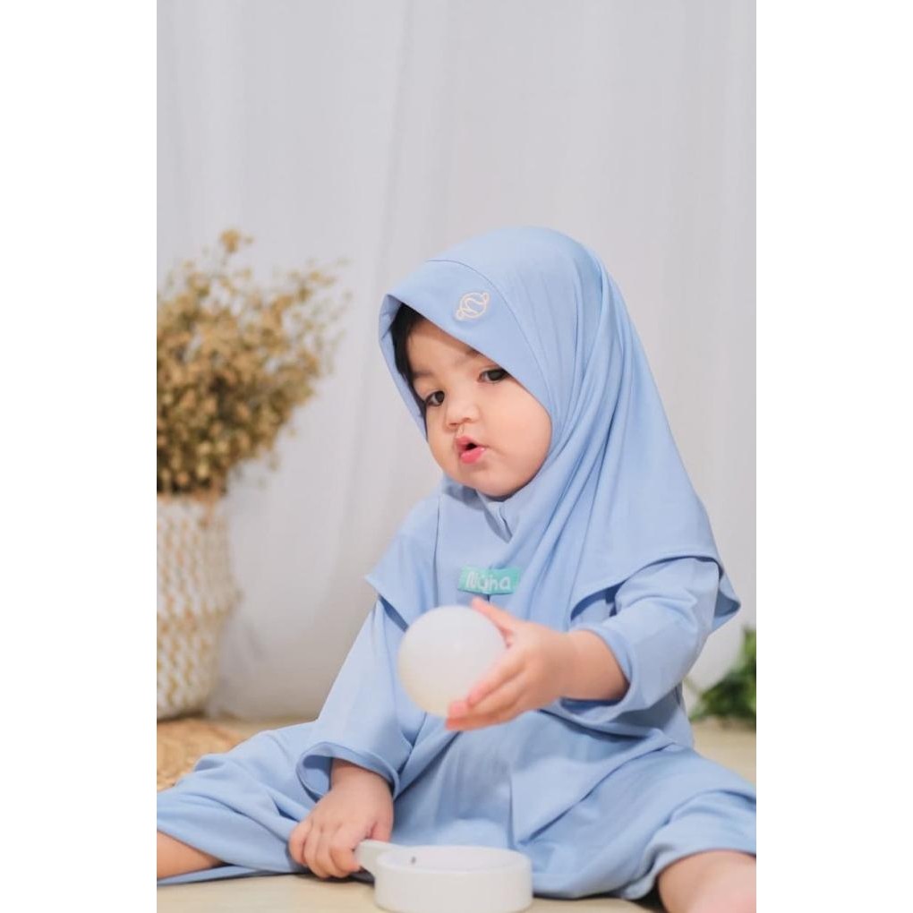 Baju Muslim Gamis Bayi Perempuan 6 12 Bulan & Anak Perempuan 1 2 Tahun Original Dan Terpercaya