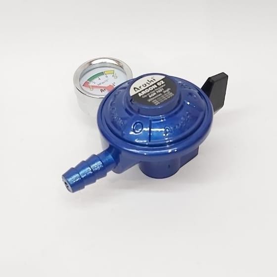 Regulator Gas LPG + Meter Tabung 3kg/12kg Arashi 02