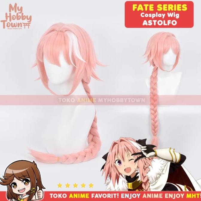 Promo Wig Cosplay Anime Fate : Astolfo Mcoser