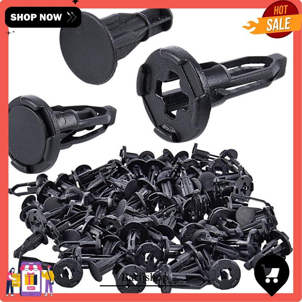Grosir Klip Kancing 20/50/100 X Pcs  Bumper Fender Trim Grille Fastener Push Clip Bemper Belakang Mo