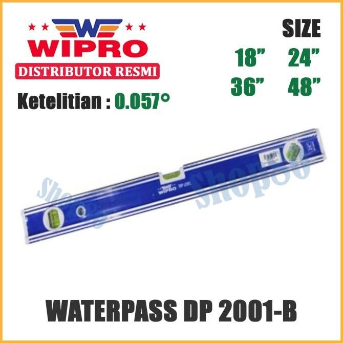 HARGA DISC - Wipro Waterpass DP-2001B Waterpas Water Pass Panjang 18" 24" 36" 48"