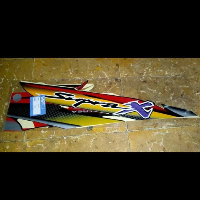 striping sticker stiker body honda supra X 100 nos malaysia
