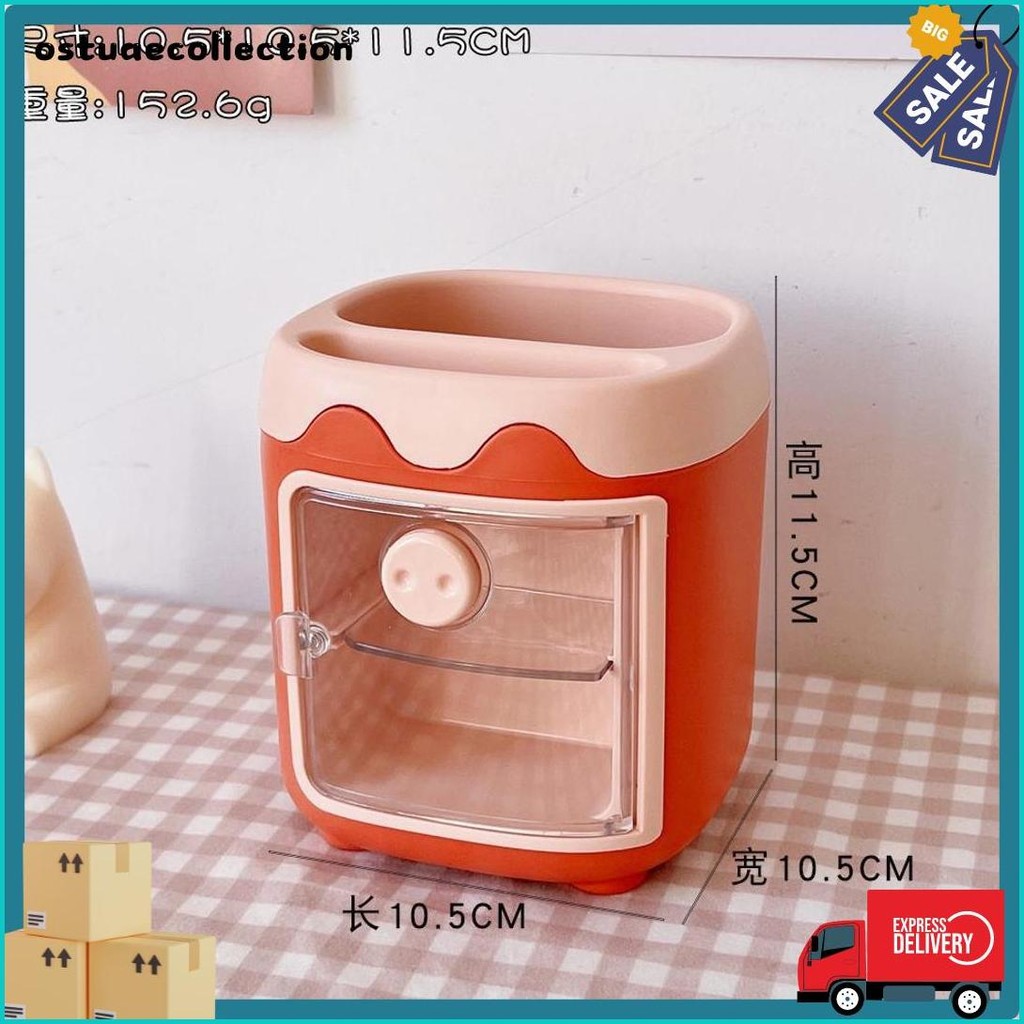 

Modis Multifungsi 2-Tier Laci Kotak Penyimpanan/Multifungsi Lucu Tempat Pena/Kantor Desktop Penyimpanan Pena Case St145 Terlengkap Dan Termurah