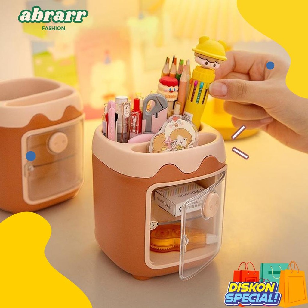 

Modis Multifungsi 2-Tier Laci Kotak Penyimpanan/Multifungsi Lucu Tempat Pena/Kantor Desktop Penyimpanan Pena Case St145 Flash Sale! Diskon Hingga 70%