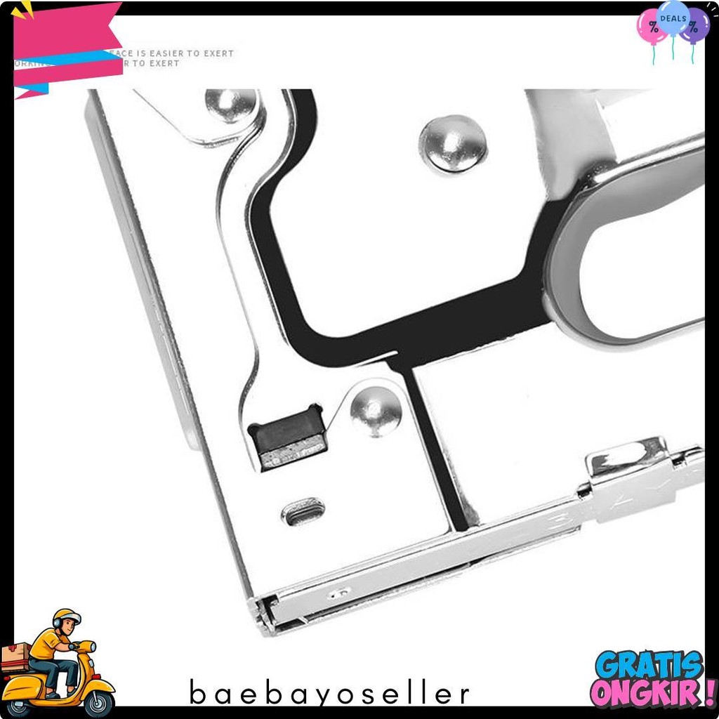 

Staples Gun Tacker Mollar 3 In 1 / Staple Jok Tembak Hekter 3 Way Dapat 3 Jenis Paku/3 In 1 Staples Gun Tacker Mollar Diskon Setengah Harga