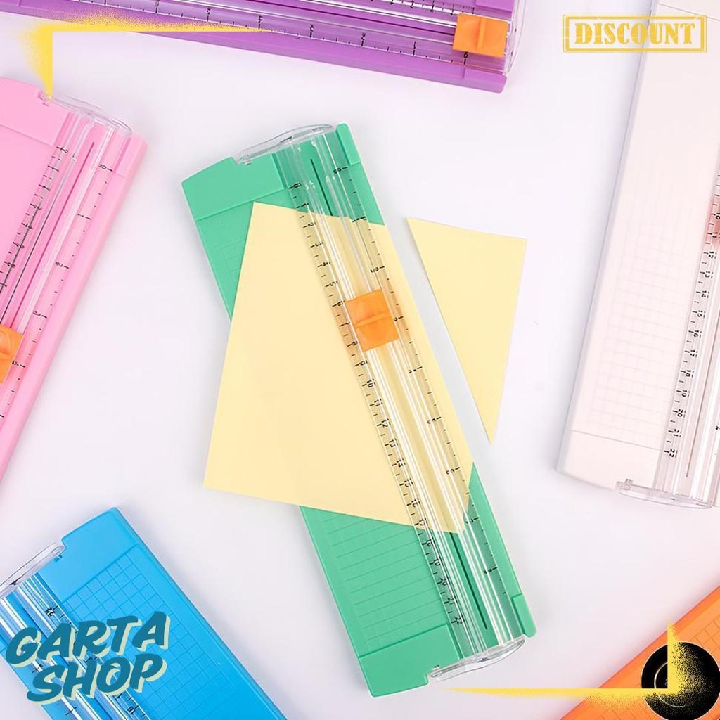 

Em Alat Pemotong Kertas Portabel Paper Cuter Trimmer Diskon