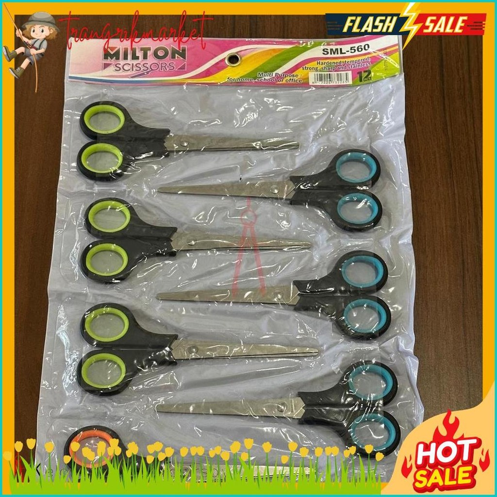 

Gunting (12Pcs) Renteng Milton Sml 560 Diskon