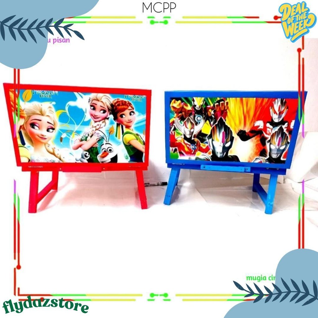 

Meja Belajar Anak Plus Papan Tulis Lipat Karakter Anak Minimalis Gratis Spidol Dan Penghapus Terlaris! Produk Ini Banyak Dicari