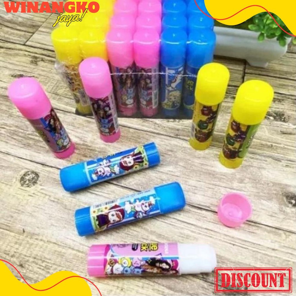 

(24Buah) Lem Stik 10Grm / Glu Stik Kertas Terlengkap Dan Termurah