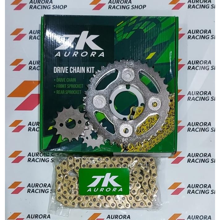 ready  GEAR SET HONDA SUPRA X 125 / KHARISMA - TK AURORA murah