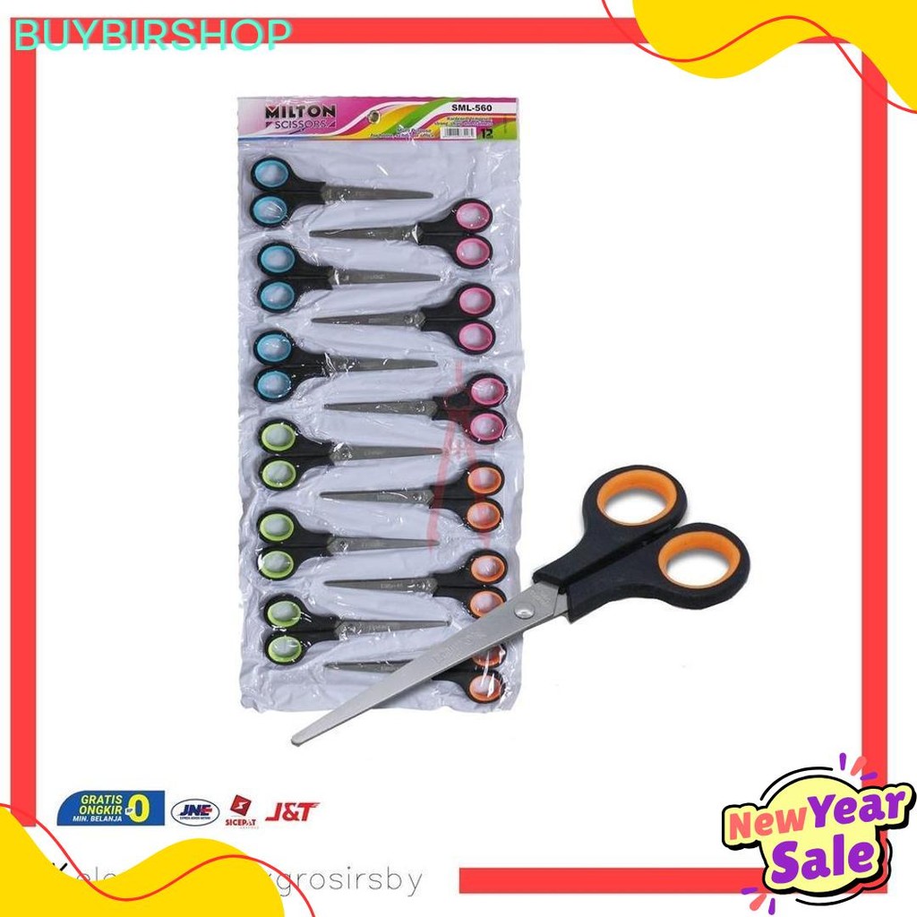 

Gunting (12Pcs) Renteng Milton Sml 560 Diskon