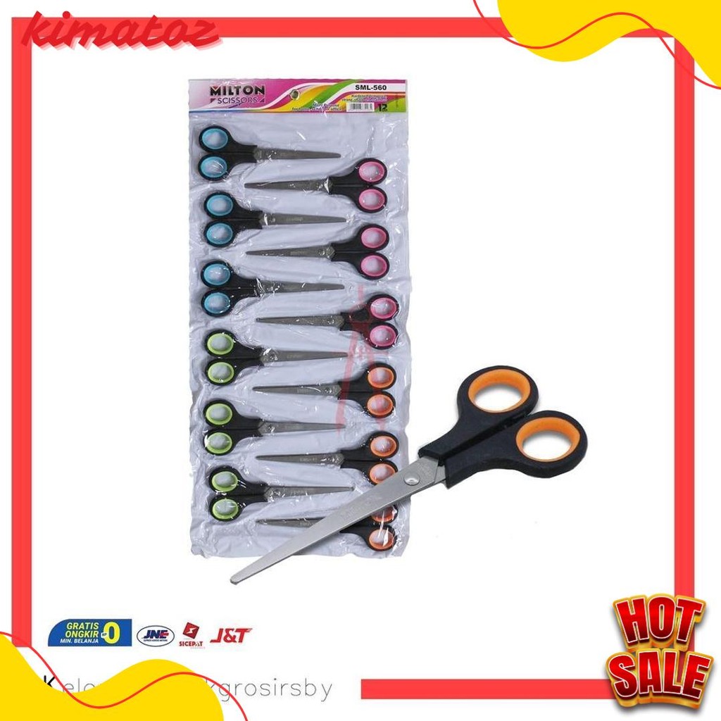 

Gunting (12Pcs) Renteng Milton Sml 560 Terlaris! Produk Ini Banyak Dicari