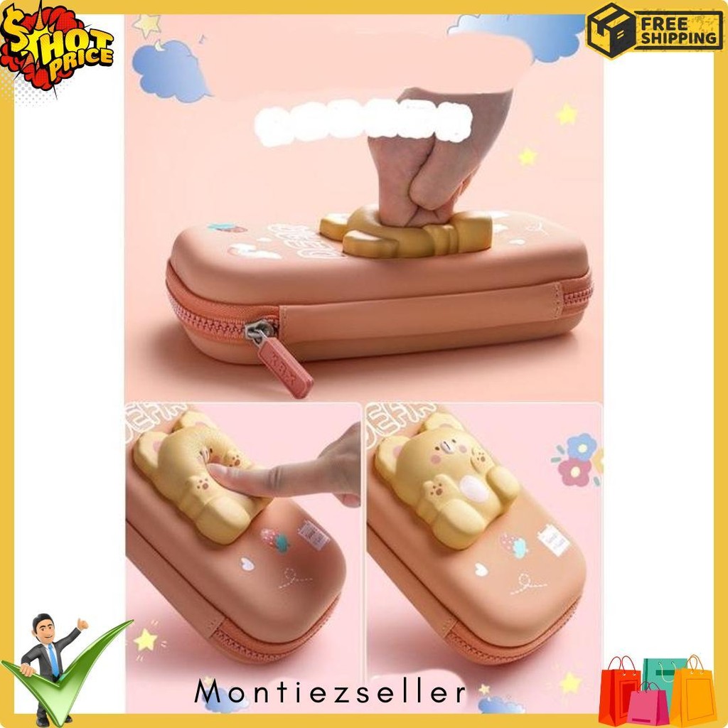 

Kotak Pensil 3D Squishy Tempat Pensil Hardcase Waterproof Pencil Case Anak Lucu 2 Tingkat 2 Lapis Diskon Setengah Harga