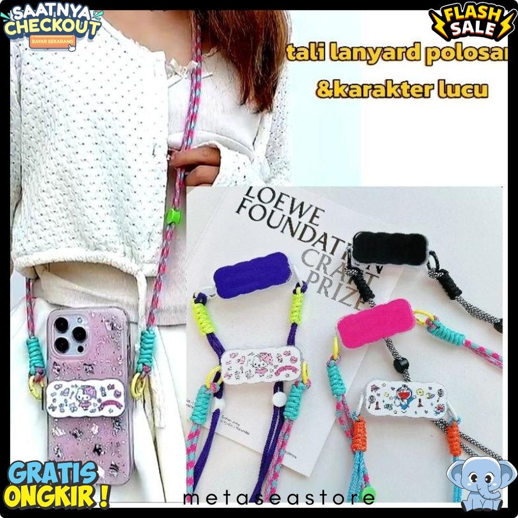 

(Terbaru) Tali Lanyard Motif Warna Warni Universal Flash Sale Diskon Setengah Harga