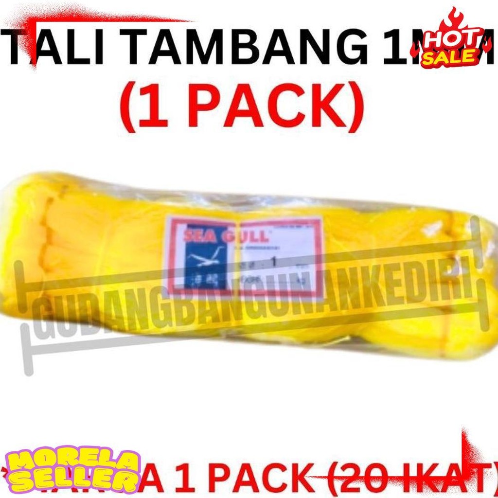 

[1 Pack] Tali Tambang 1Mm 1 Pack 20Pcs Ikat / Tali Tampar 1Mm / Tampar Plastik Buat Pasang Keramik / Benang Pondasi Rumah Seagull Sea Gull 20 Ikat 1 Pack 1Pack Diskon