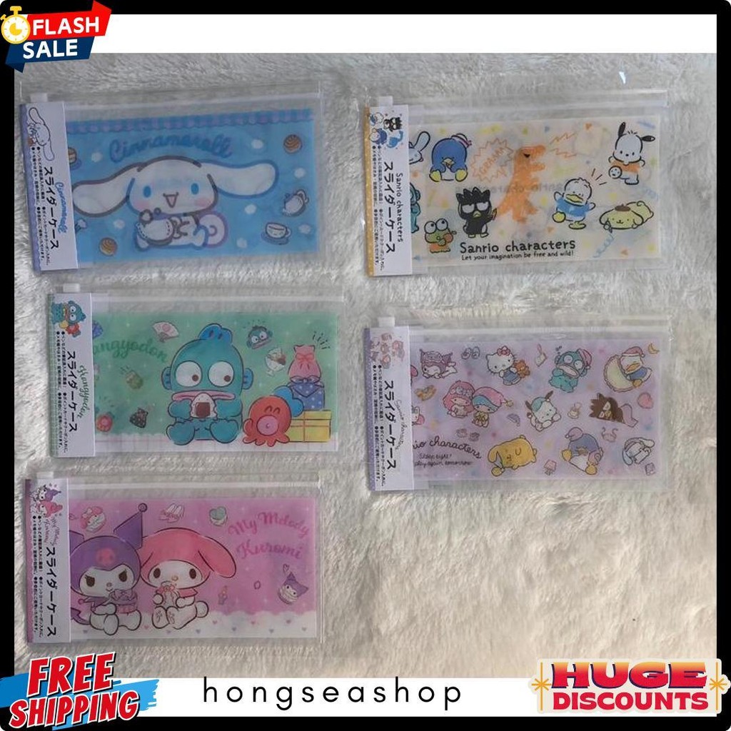 

Slider Pouch My Melody Dan Kuromi Hangyodon Cinnamoroll Sanrio Characters Sanrio Original Japan Terlengkap Dan Termurah