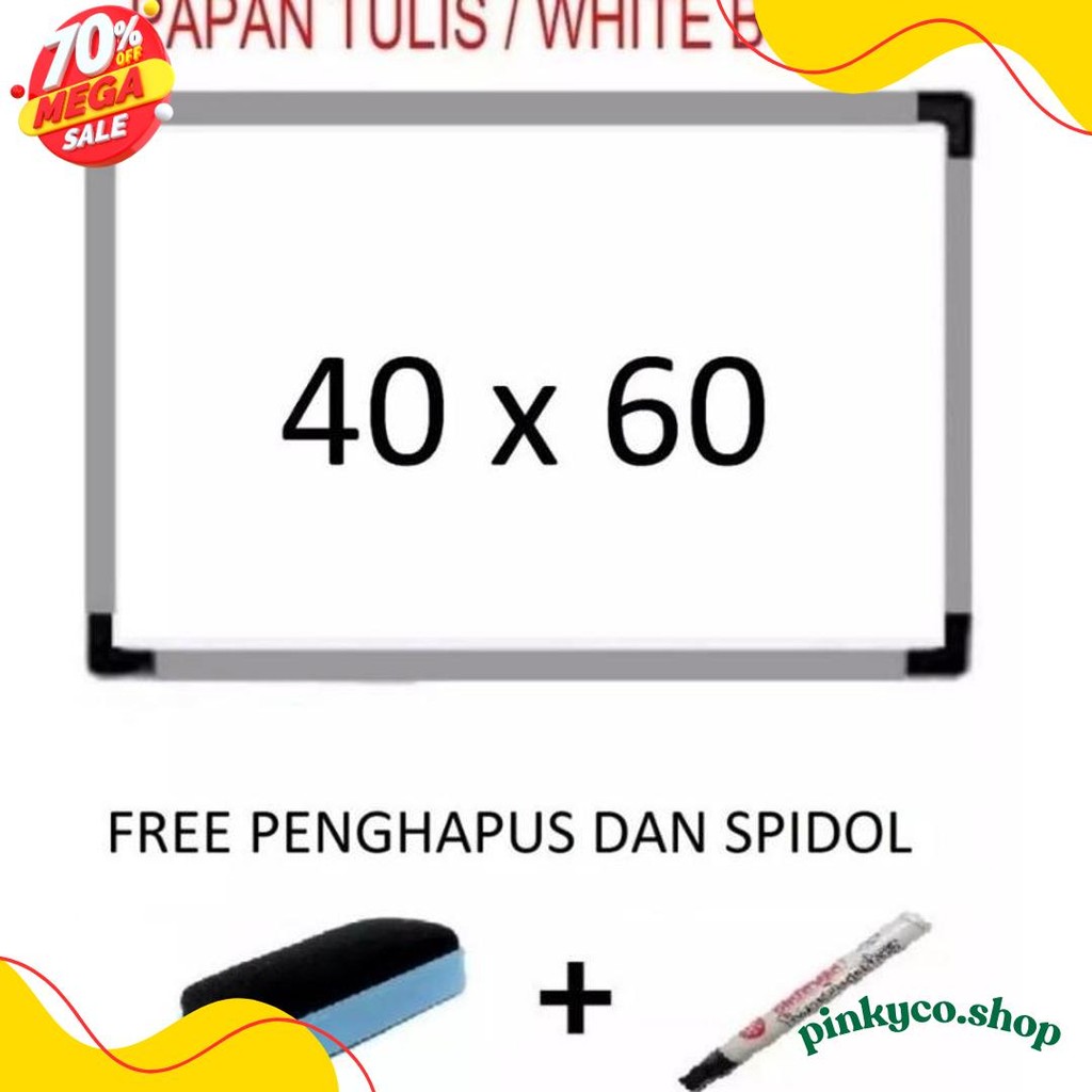 

Papan Tulis Whiteboard 40 X 60 Cm Gratis Spidol Dan Penghapus List Alumunium Terlaris Terlengkap Dan Termurah