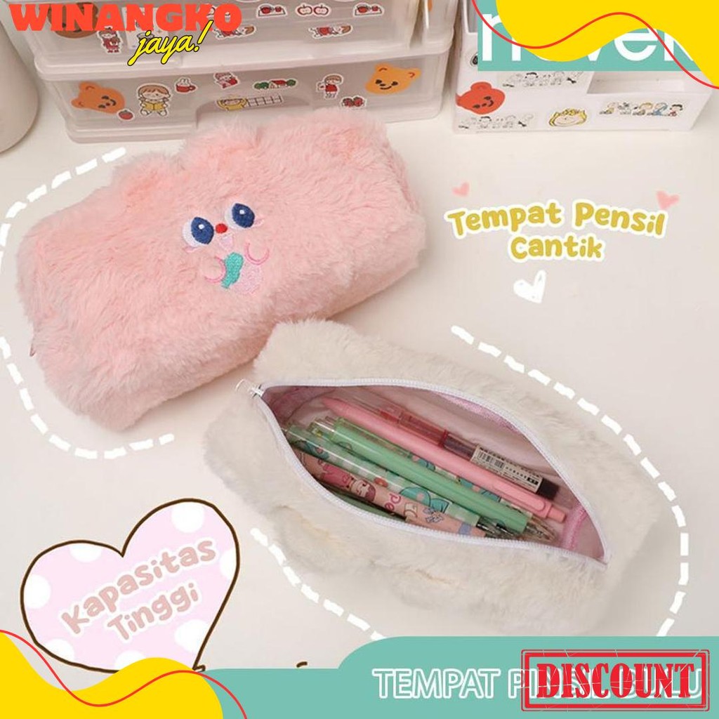 

Never Official- Tempat Pensil Bulu Soft Cute/ Tas Pensil Kosmetik/ Pouch Makeup Kecil Terlaris! Produk Ini Banyak Dicari