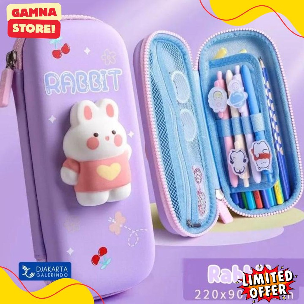 

Kotak Pensil 3D Squishy Tempat Pensil Hardcase Waterproof Pencil Case Anak Lucu 2 Tingkat 2 Lapis Flash Sale! Diskon Hingga 70%