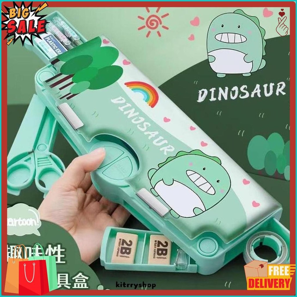 

Kotak Pensil Multifungsi Lengkap Peruncing Gunting Isolasi Penghapus Penggaris Terlaris! Produk Ini Banyak Dicari