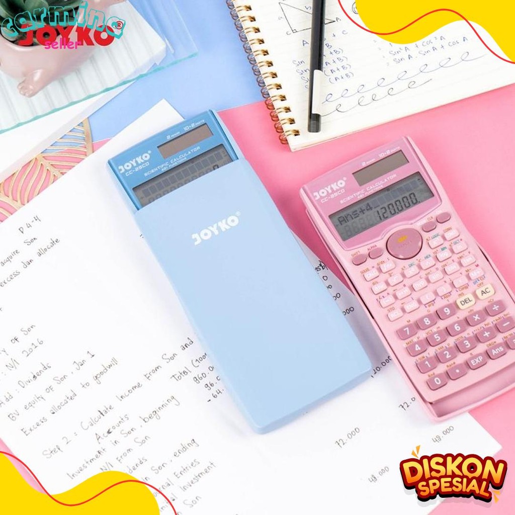 

Joyko Cc-25Co ~ Kalkulator Sekolah Scientific Calculator Color Cc25Co Kuliah Flash Sale! Diskon Hingga 70%