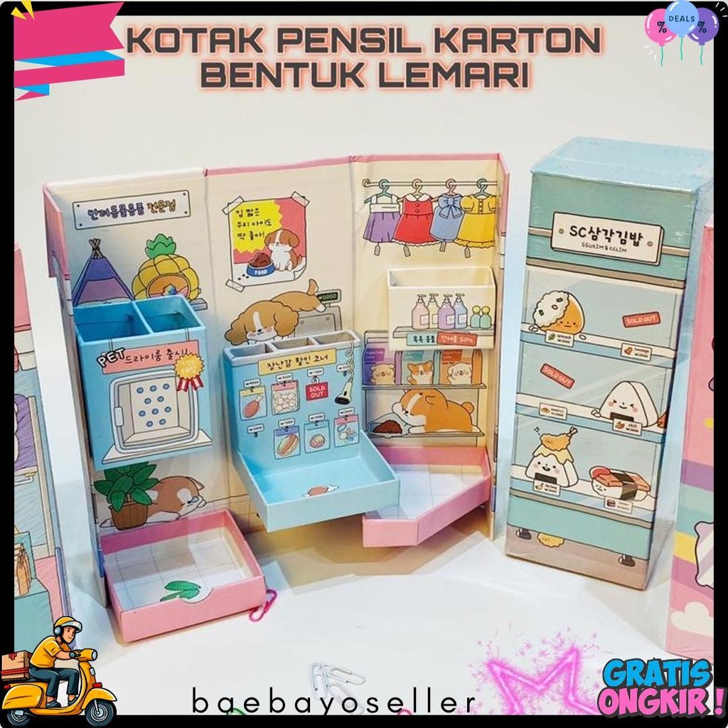 

Hd Kotak Pensil Karton Rak Berdiri Tingkat/Pencil Case/Pencil Box Terlaris! Produk Ini Banyak Dicari