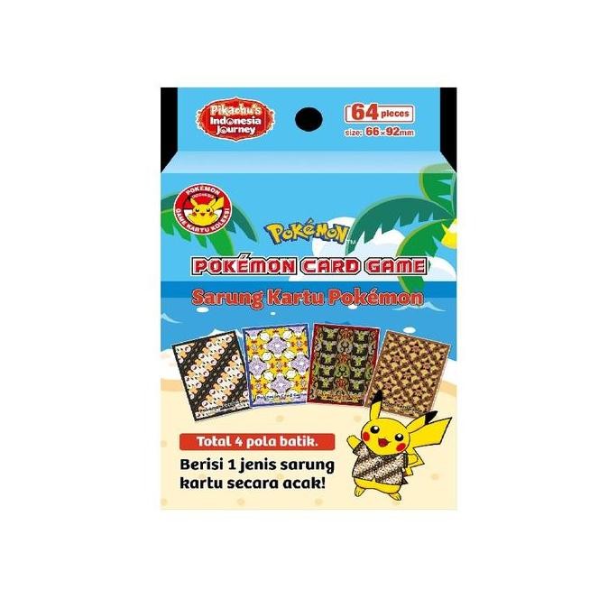 [SLEEVES] SLEEVES BATIK POKEMON - OFFICIAL ACCESSORIES POKEMON TCG INDONESIA 1404T