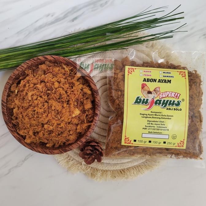 

~~~~~] Abon Ayam SUPER Bu Jayus 100 gram - MANIS SPESIAL