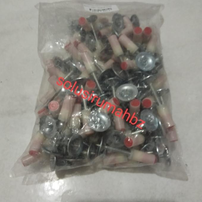 @#@#@#] per 100pcs isi Ulang Paku Tembak Beton Stampset Paku Washer Paku Refil Ramset Boset 7.3mm 10