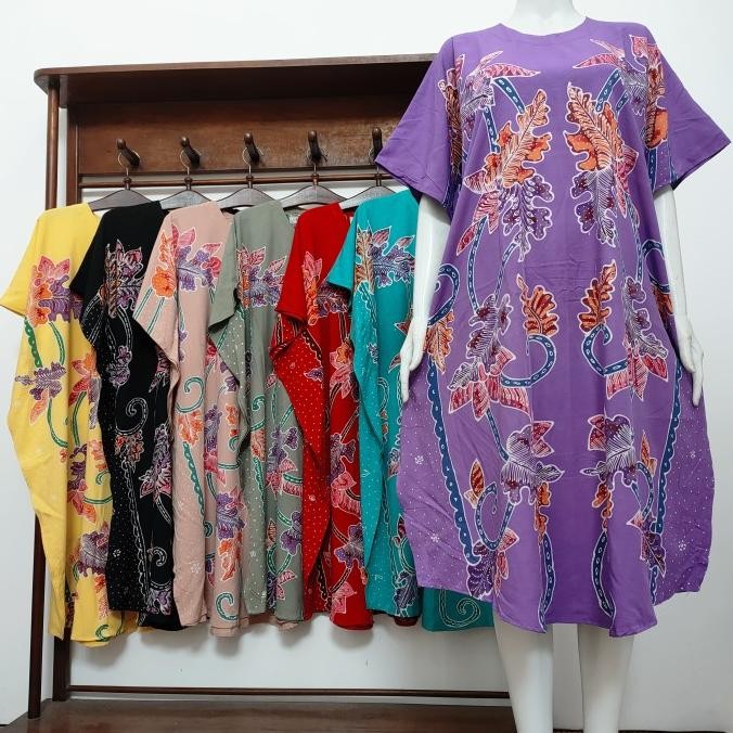 BATIK AIS Daster Lowo Kalong Jumbo Batik Tulis Premium Adem Baju Tidur