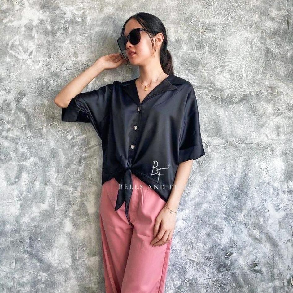 jk-54 KYLA Outer Top Casual Sleeveless Hijab Office / Atasan Blouse Outer Wanita Pita Casual Look 04