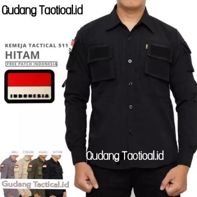 (Good) Kemeja tactical 511 lengan panjnag kemeja PDL Lapangan original