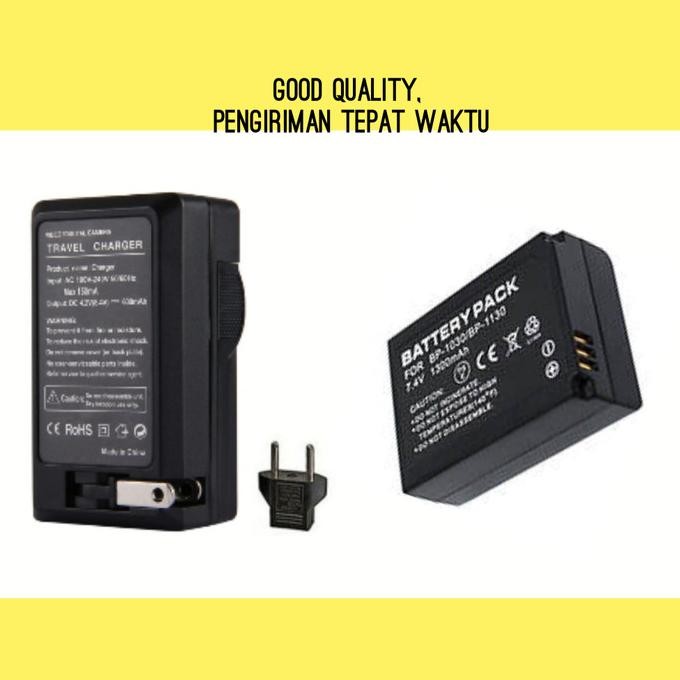 NEW Baterai & Charger Samsung BP-1030 BP1030B BP-1130 ED-BP1030 Batre Casan