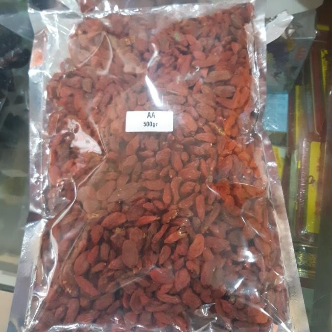 

#####] Goji Berry Kualitas AA / Kici / Ki Zhi / Ki Ci 500 Gram