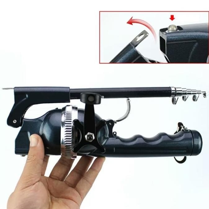 :<:<:<:<] Joran pancing telescopic bisa dilipat-foldable fishing rod-jejer