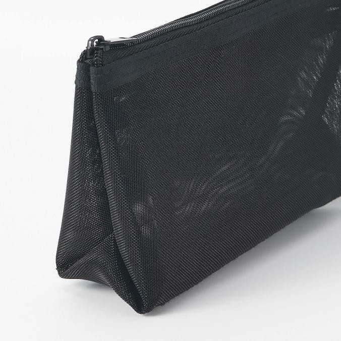 

TERMURAH - MUJI Nylon Mesh Pen Case with Gusset - tempat pensil