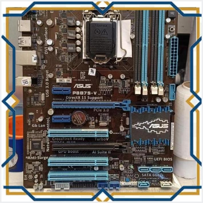 [biz] motherboard asus p8b75 - v lga 1155 ram ddr3