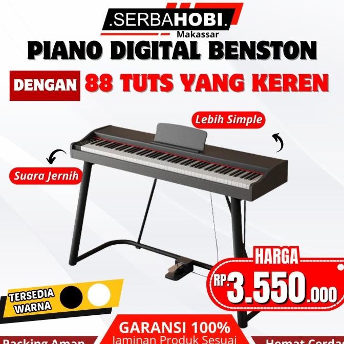{{{{}}] Piano Digital Benston 88 Key / BENSTON PIANO DIGITAL 88 TUTS