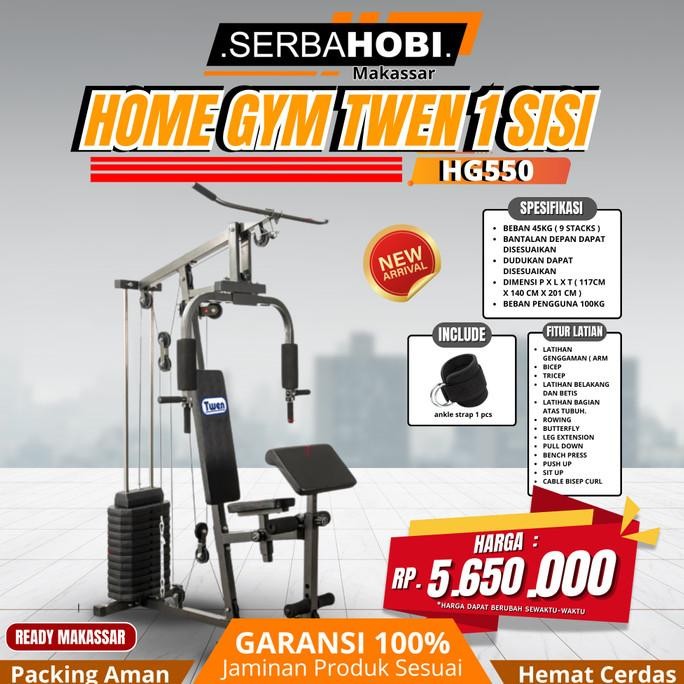 $$$$] Alat Fitness Modern & Multifungsi / Home Gym 1 Sisi / Home Gym Multifungsi