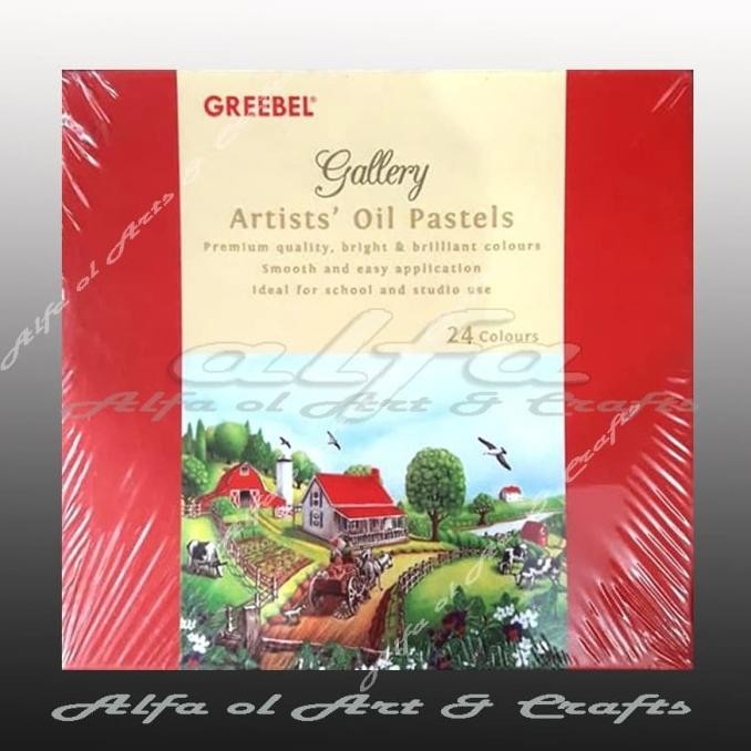 

Baru Crayon Greebel Artists 24 - Artist Oil Pastels - Oil Pastel 24C Premium