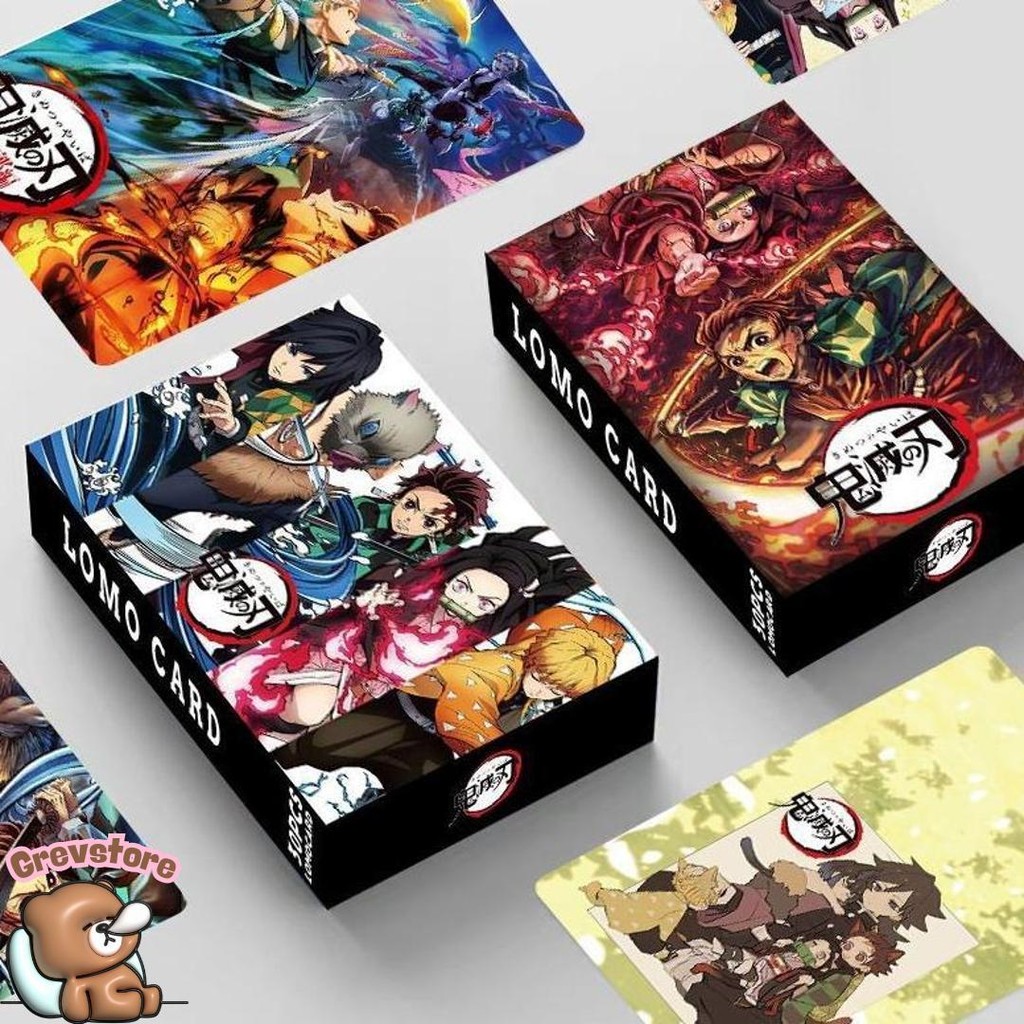 Lomo Card / Kartu Anime / Foto Anime One Piece Kimetsu No Yaiba Naruto Murah