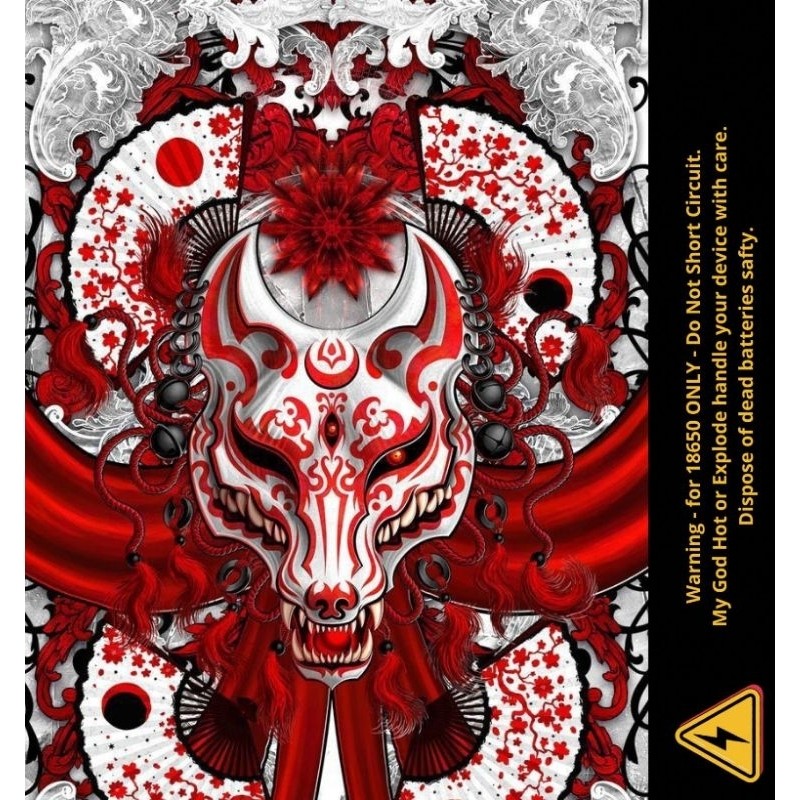 

*PromoGet2* Stiker Wrap Baterai 18650 Seni Artistik Pelindung Dan Pelapis 3 Stiker Garskin HP/Case Custom COD