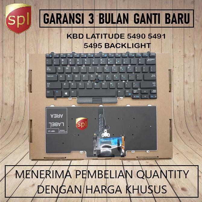 KEYBOARD  DELL LATITUDE 5490 5491 5495 BACKLITE 1904T