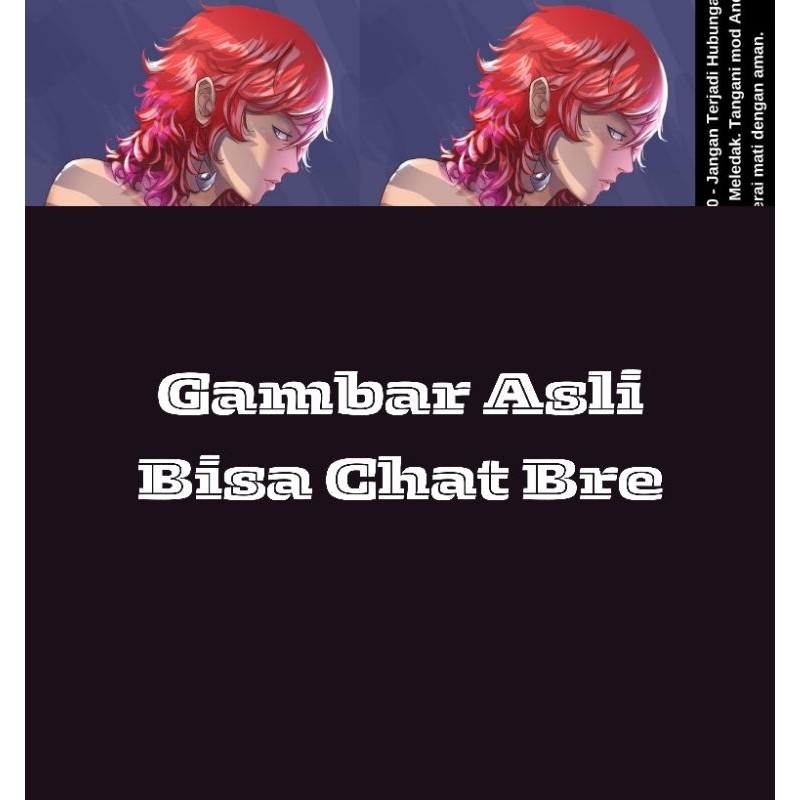 

*PromoGet2* Ambitionstore Stiker Wrap Baterai 18650 Anime Waifu V2 Pelindung Dan Penghias Untuk Segala Merek 4 Stiker Garskin HP/Case Custom COD
