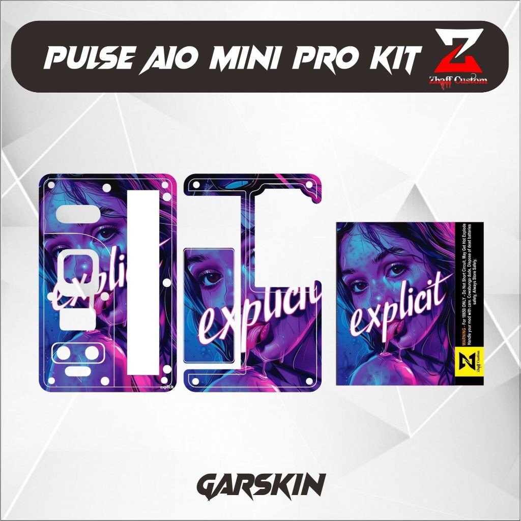 

*PromoGet2* Zhaff Vynil Plsmini Prokit Anti Luntur Type 5 Stiker Garskin HP/Case Custom Dan COD