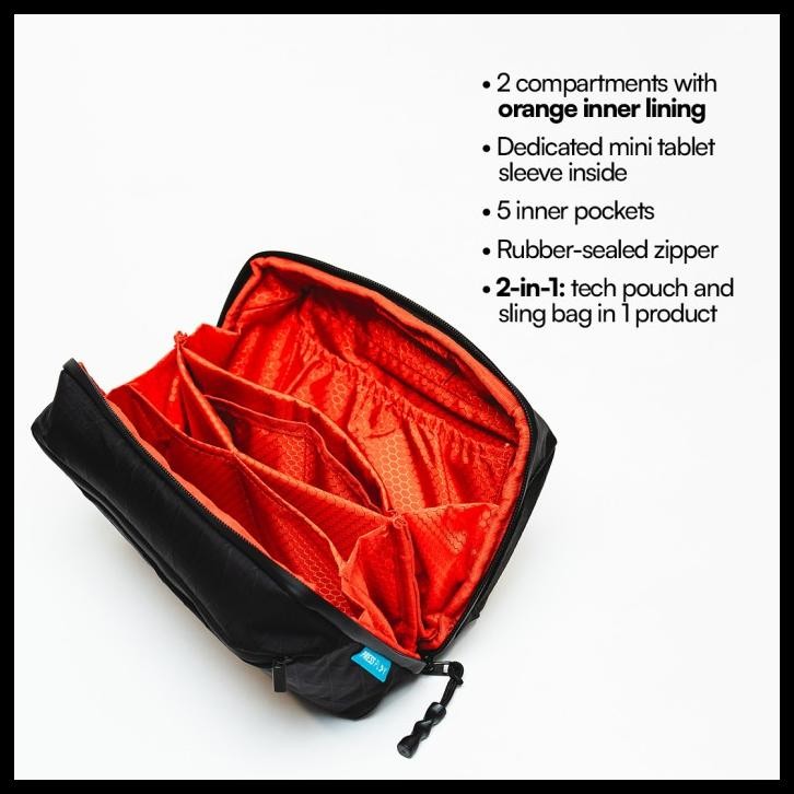 KINETIC XL TECH & TRAVEL POUCH ACCESSORY BAG BY GLHF STUDIO